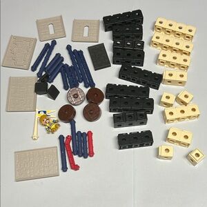 Trio blocks watch tower building toy - missing pieces